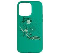 Custodia per iPhone 15 Pro Max Justice League Green Arrow The Emerald Archer