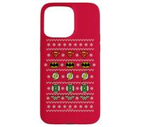 Custodia per iPhone 15 Pro Max Justice League Justice Shields Christmas Sweater