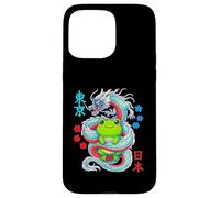 Custodia per iPhone 15 Pro Max Kawaii Anime Rana Rospo Protetto Da Drago Giapponese