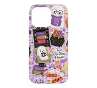 Custodia per iPhone 15 Pro Max Kawaii Halloween Ghost Cute Spooky Book Lover Boo Season