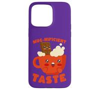 Custodia per iPhone 15 Pro Max Kawaii Hot Cocoa Mug-nificent Gusto Cioccolato