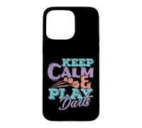 Custodia per iPhone 15 Pro Max Keep Calm and Play Freccette