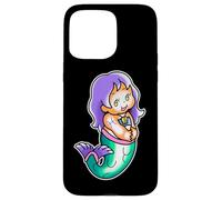 Custodia per iPhone 15 Pro Max Kewpie Baby Pesci Zodiac Mermaid