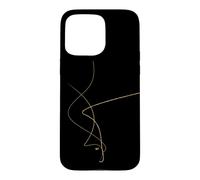Custodia per iPhone 15 Pro Max Kintsugi Arte Giapponese Riparazione Dorata Minimalista