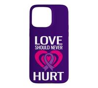 Custodia per iPhone 15 Pro Max L"amore non dovrebbe mai ferire l"abuso narcisistico Violenza domestica