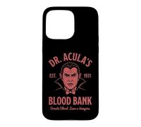Custodia per iPhone 15 Pro Max La Banca del Sangue del Dr. Acula - Dracula Spooky Vampire Halloween
