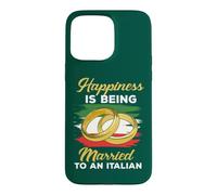 Custodia per iPhone 15 Pro Max La felicità è sposarsi con un matrimonio italiano
