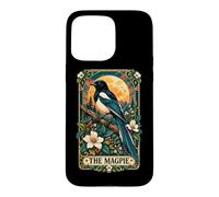Custodia per iPhone 15 Pro Max La gazza Corvid Birdwatching Bird Lover