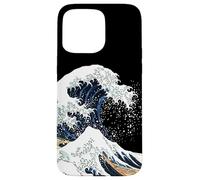 Custodia per iPhone 15 Pro Max La Grande Onda di Kanagawa Hokusai - Arte giapponese