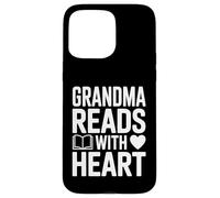 Custodia per iPhone 15 Pro Max La nonna legge con il cuore