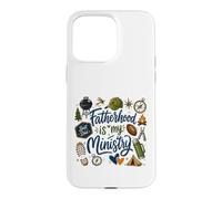 Custodia per iPhone 15 Pro Max La paternità è il mio ministero all'aperto papà vita
