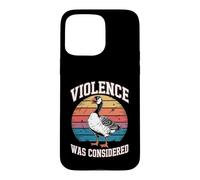 Custodia per iPhone 15 Pro Max La violenza era considerata divertente meme di Angry Goose