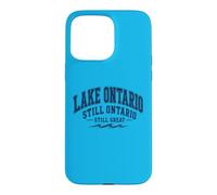 Custodia per iPhone 15 Pro Max Lago Ontario Ancora Ontario Ancora Grandi Laghi Grafico