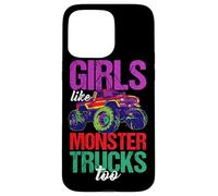 Custodia per iPhone 15 Pro Max Le ragazze adorano anche i camion dei mostri