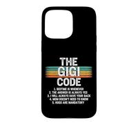 Custodia per iPhone 15 Pro Max Le regole divertenti del codice Gigi per nipoti e Nana Love