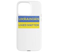 Custodia per iPhone 15 Pro Max Le vite ucraine contano gratis Ucraina Libertà Pace Solidarietà