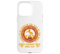 Custodia per iPhone 15 Pro Max Leggendario dal 1954 Orgoglioso di nascere nell'anno del cavallo