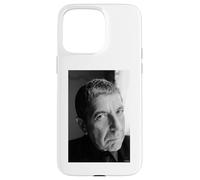 Custodia per iPhone 15 Pro Max Leonard Cohen Hallelujah Ritratto di cantautore di AJ Barratt