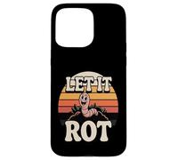 Custodia per iPhone 15 Pro Max Let It Rot Divertente Compostaggio Worm Gardening