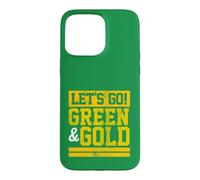Custodia per iPhone 15 Pro Max Let's Go Green & Gold Team Colori preferiti Vintage Game Day