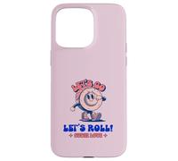 Custodia per iPhone 15 Pro Max Let's Go Let's Roll Sushi Love (Grafica divertente)