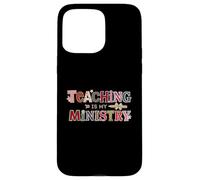 Custodia per iPhone 15 Pro Max L'insegnamento è il mio ministero Scrapbooking Ransom Nota