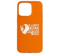 Custodia per iPhone 15 Pro Max Lion Roar Animali Selvaggi Safari Natura Appassionato