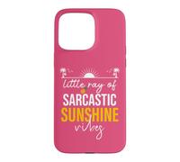 Custodia per iPhone 15 Pro Max Little Ray of Sarcastic Sunshine Hello Summer Vibes Beach
