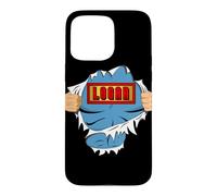 Custodia per iPhone 15 Pro Max Logan Name Superhero Gift for Boys Named Logan