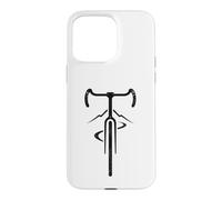 Custodia per iPhone 15 Pro Max Logo della bicicletta Minimal Retro Ciclismo Rider Design