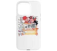 Custodia per iPhone 15 Pro Max Looney Tunes Bugs and Friends