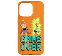 Custodia per iPhone 15 Pro Max Looney Tunes Porky and Daffy Game Over