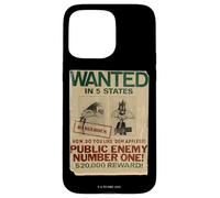 Custodia per iPhone 15 Pro Max Looney Tunes Slyvester Wanted Public Enemy