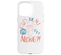 Custodia per iPhone 15 Pro Max Looney Tunes Taz Can't We All Get Along