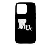 Custodia per iPhone 15 Pro Max Louisiana 318 Codice Area Souvenir dell'orgoglio dello stato meridionale