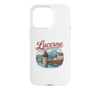Custodia per iPhone 15 Pro Max Lucerna Svizzera Souvenir Lucerna