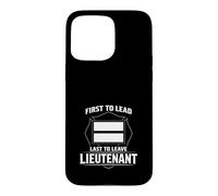 Custodia per iPhone 15 Pro Max Luogotenente vigile del fuoco tenente tenente grado fuoco