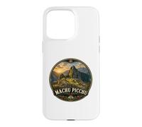 Custodia per iPhone 15 Pro Max Machu Picchu Vista Panoramica Viaggi Design