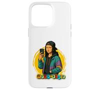 Custodia per iPhone 15 Pro Max maglia mona lisa style design
