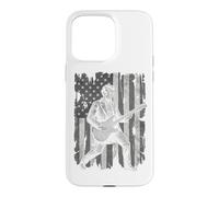 Custodia per iPhone 15 Pro Max Maglietta Con Chitarra Abraham Lincoln Abe Lincoln Suona La