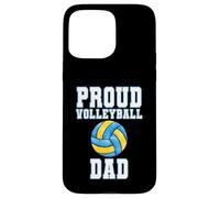 Custodia per iPhone 15 Pro Max Maglietta Proud Volleyball Dad - Game Day Sports Parent