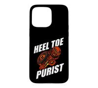 Custodia per iPhone 15 Pro Max Manual Transmission Heel Toe Purist Three Pedals Gearbox