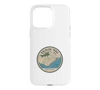 Custodia per iPhone 15 Pro Max Mappa topografica Kalalau-Trail-Kauai Hawaii