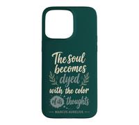 Custodia per iPhone 15 Pro Max Marco Aurelio Citazione Stoicismo Pensieri Positivi