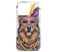 Custodia per iPhone 15 Pro Max Mardi Gras Belgian Tervuren Dog