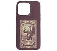 Custodia per iPhone 15 Pro Max Marie Curie Alchemist Tarocchi Card; Donne in chimica STEM