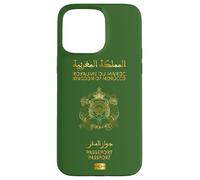Custodia per iPhone 15 Pro Max Marocoo Passaporto Stemma, Regno del Marocco