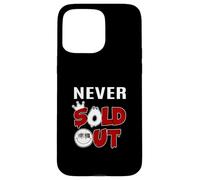 Custodia per iPhone 15 Pro Max Maroon Rosso Borgogna Never Sold Out Grafica Borgogna