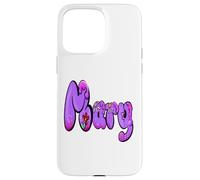 Custodia per iPhone 15 Pro Max Mary - ragazze e donne Nome personalizzato personalizzato
