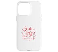 Custodia per iPhone 15 Pro Max Medical Love Word - Tema MedTech Life per infermieri